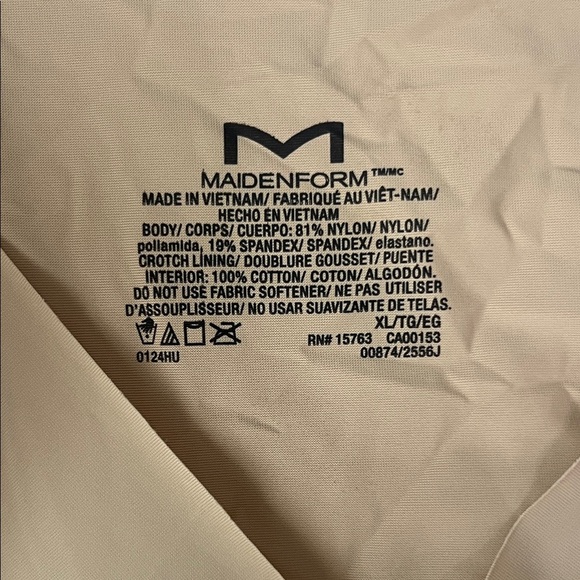 Maidenform Beige Shapewear Bodysuit - Picture 2 of 3